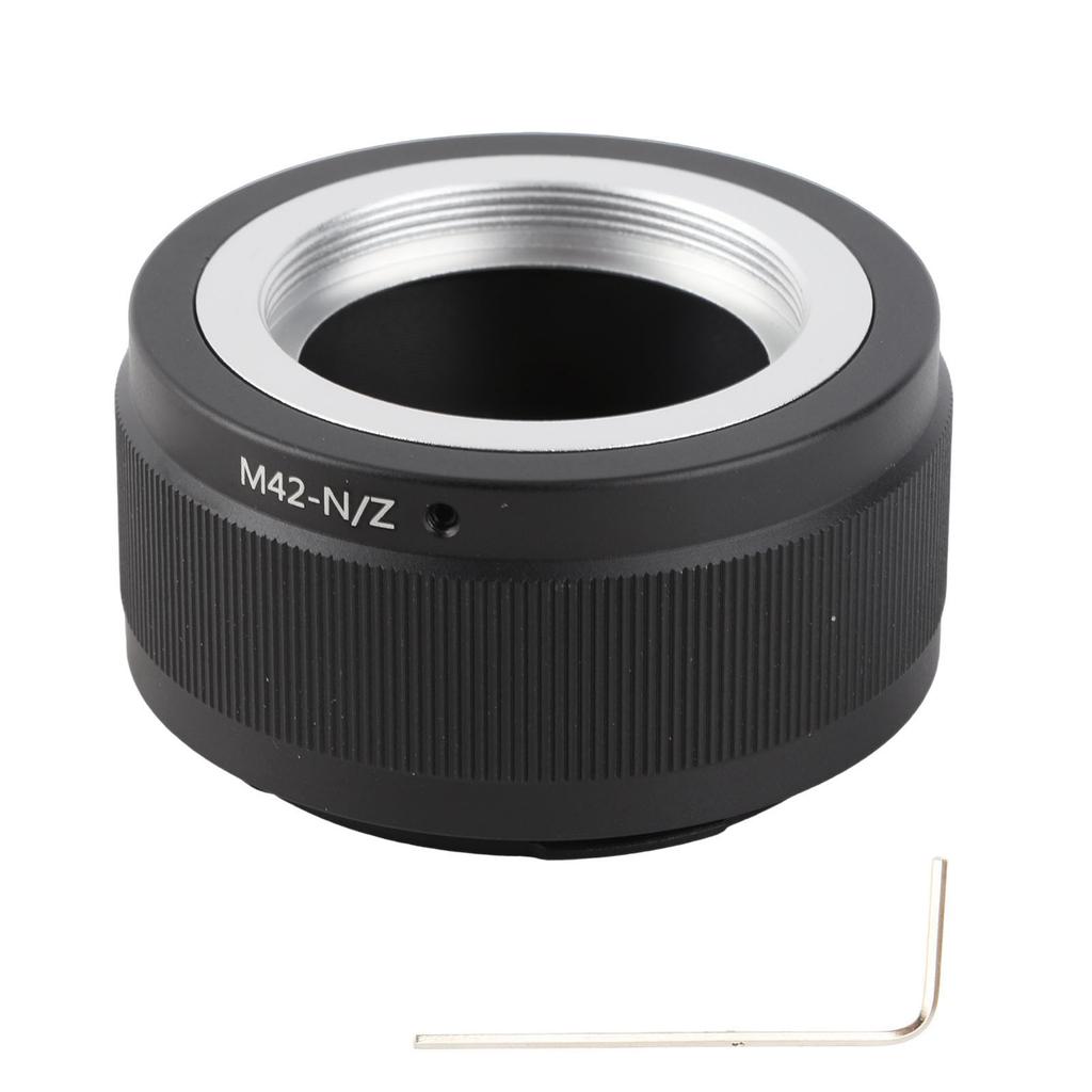 Aluminum Alloy M42 Lens Mount Adapter Ring for Z Mount Series Full Frame Camera