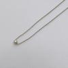 Used Price Reduction! [Good Condition] Ete Pearl Necklace Silver Ball Chain