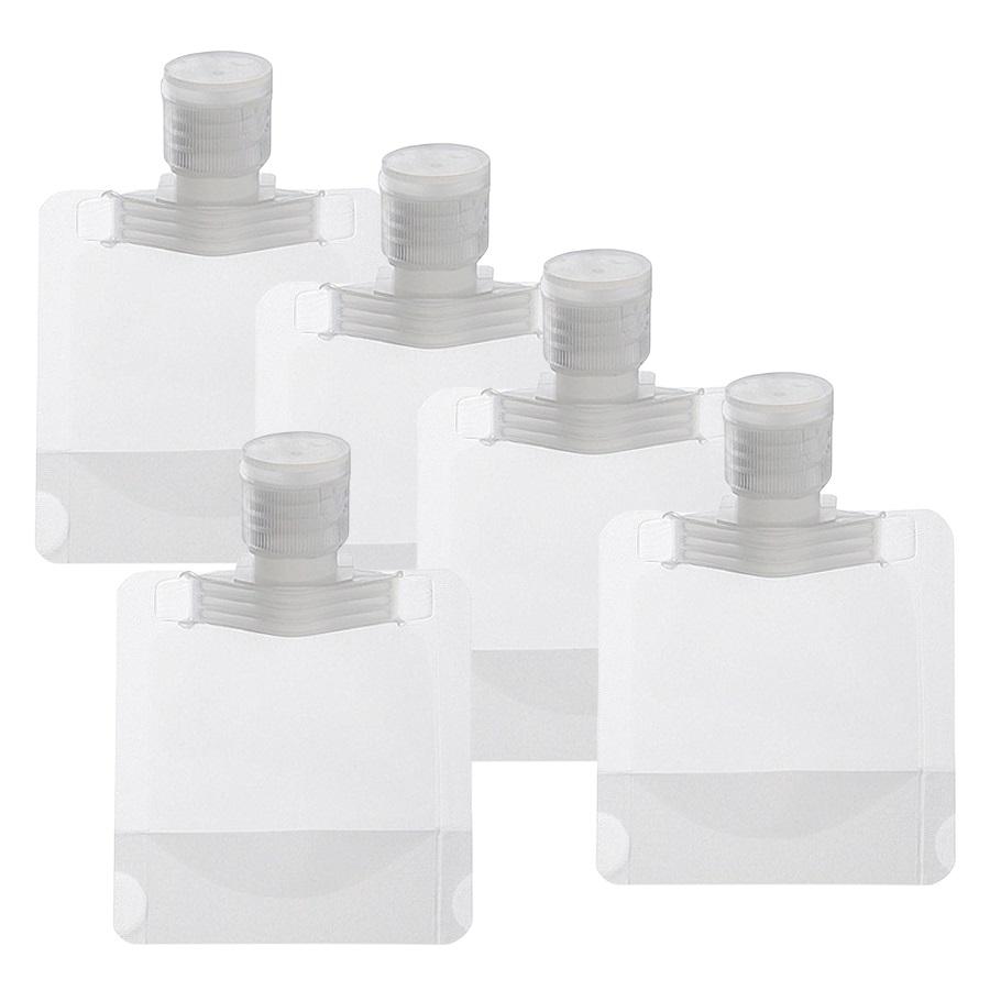 

5 шт. Дорожные пустые сжимаемые пакеты Пакет для дозирования лосьона Многоразовый Шампунь Туалетные принадлежности Кондиционер Жидкая косметика Мешок для хранения 30ml