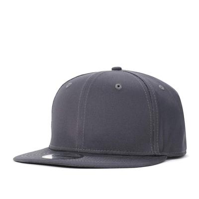 New Era 9FIFTY Flat Bill Charcoal Snapback Einheitsgröße Kappe, (Einstellbar)