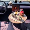 Car Onboard Multifunctional Tray: Console Cup Holder & Meal Table