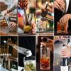 Sada koktejlových barů Mixology Bartender Kit: 10dílná sada tyčového nářadí se stylovým bambusovým stojanem