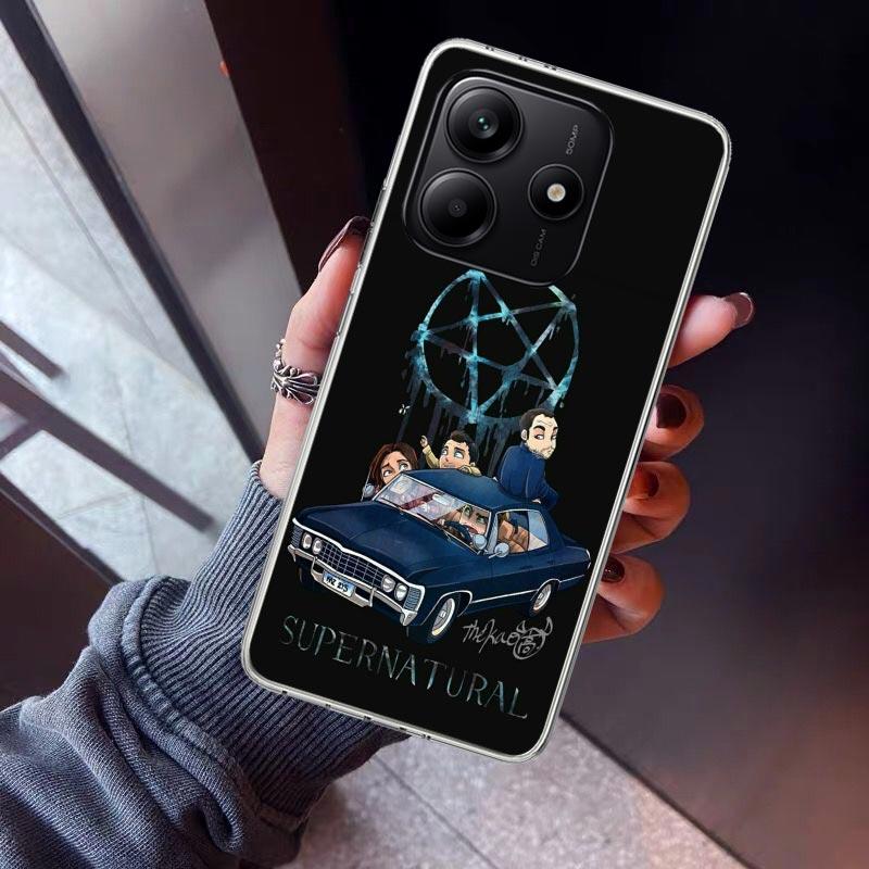 Angel Castiel Supernatural Phone Case For Xiaomi Redmi Note 10 11 12 13 14 15 Pro Plus 11S 12S 14S 11T 11E 10S Soft TPU Back Cov