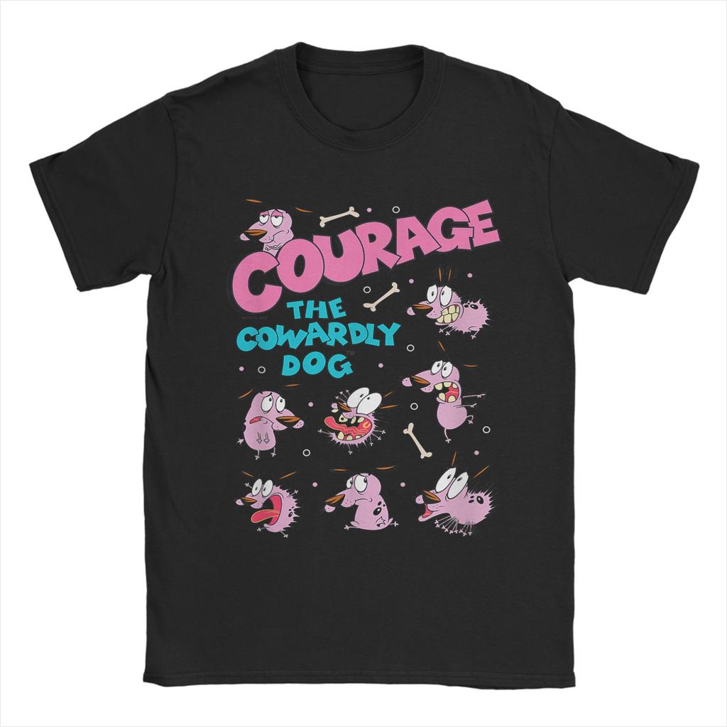Amazing Courage the Cowardly Dog Not Gonna Like TShirt Unisex O Neck Pure Cotton T Shirts Short Sleeve Tees Gift Idea Clothing