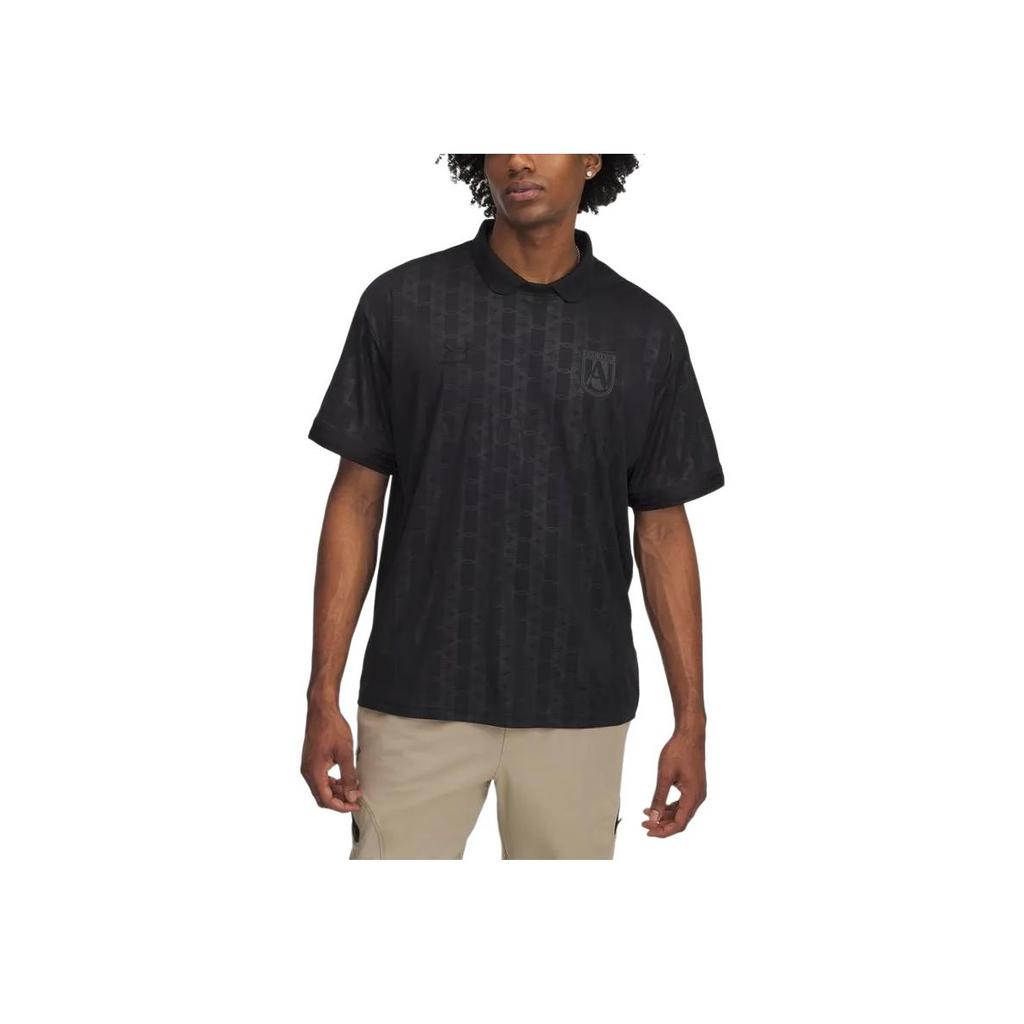 Under Armour Outdoor Series 96 Terrace Retro Football Jersey Men Tops Black 1390110-001