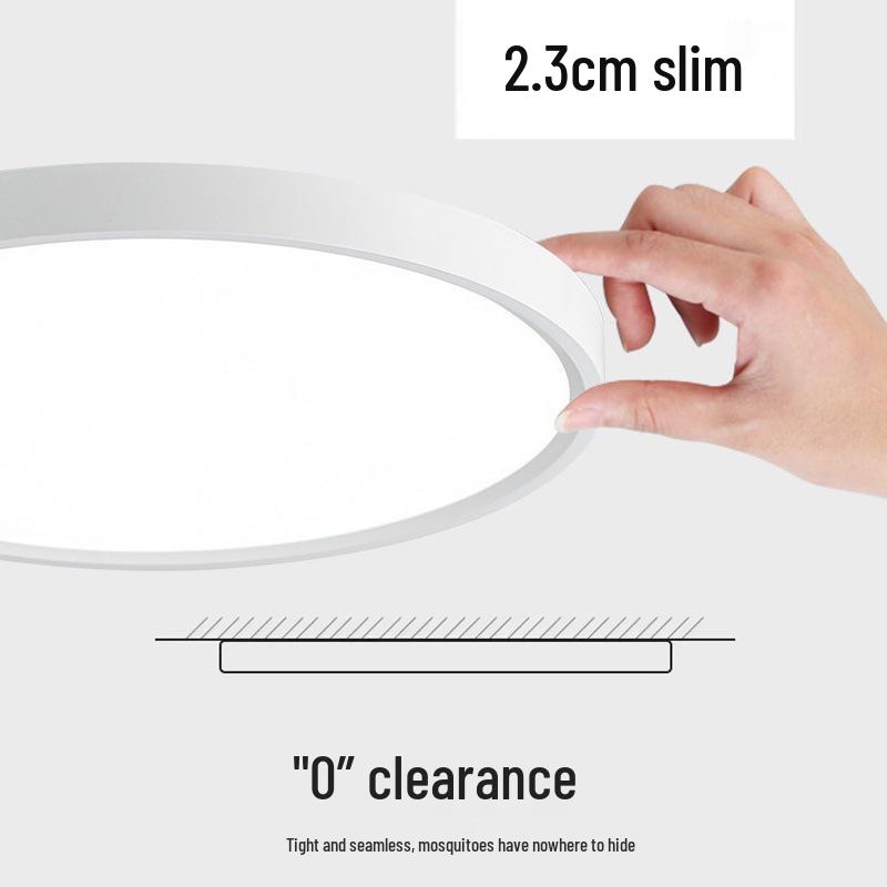 Ultra-Thin Full Spectrum Ceiling Light: Eye-Protective, Three-Proof Design for Bedroom, Study, and Living Room