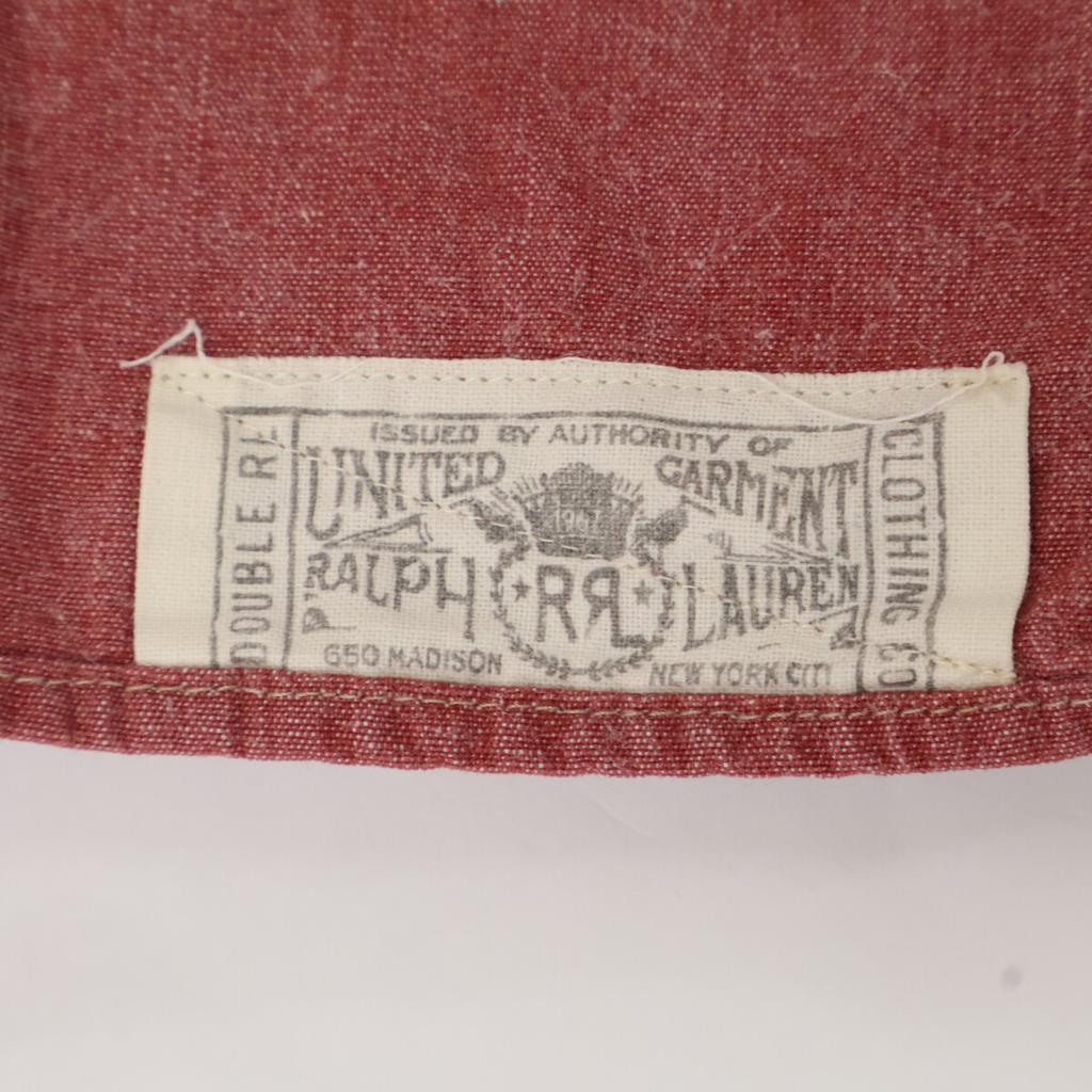 RRL Red Long Sleeve Shirt Tops M RedUsed