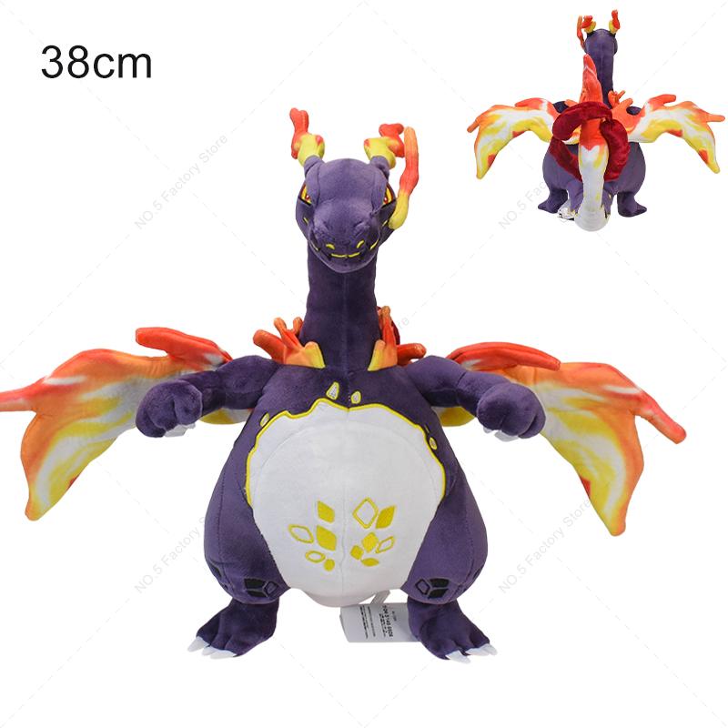 Shiny Charizard XY Stuffed Plush Toy Eevee Mimikyu Cubone Poké Ball Peluche,Birthday Kids Gifts,Christmas,Anime Character Dolls