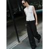 GIOVANNI VALENTINO Women's Wide-Leg Casual Trousers
