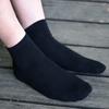 Herrensocken für Herbst und Winter, gekämmte Baumwolle, lässige einfarbige Socken, schweißabsorbierende, atmungsaktive, verdickte kurze Wadenstrümpfe für Herren