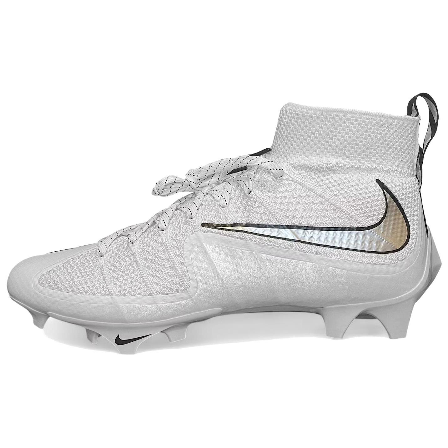 

Nike Vapor Edge 360 Untouchable Mid White Metallic Silver Black Men Sneakers FQ0235-102 38.5