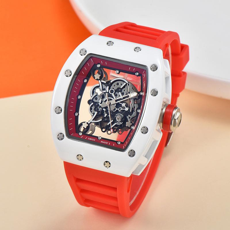 Wangr Unisex Transparent Hollow-out Wristwatch