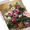 Diamond Painting Peony Full Drill Square New Arrival Diamond Embroidery Flower Diamond Mosaic Needlework Home Decor