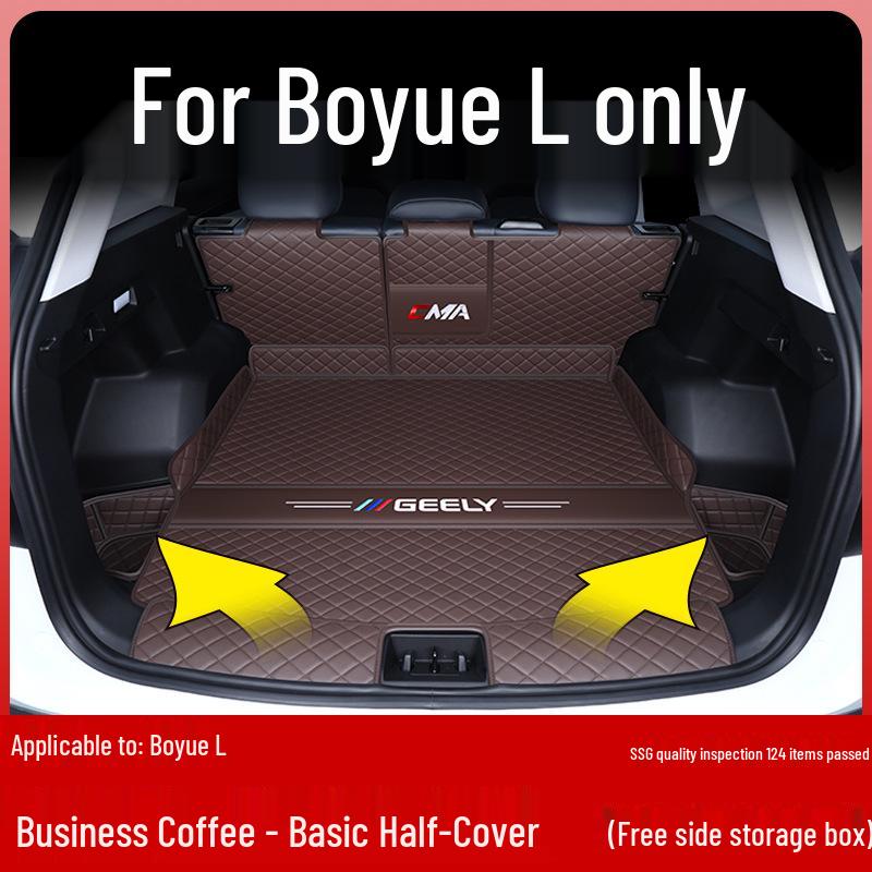 Geely Boyue L 2024 Trunk Mat - Full Coverage Tail Box Interior Decor Fán