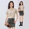 Giordano Women's Pure Cotton Basic Short Sleeve T-shirt