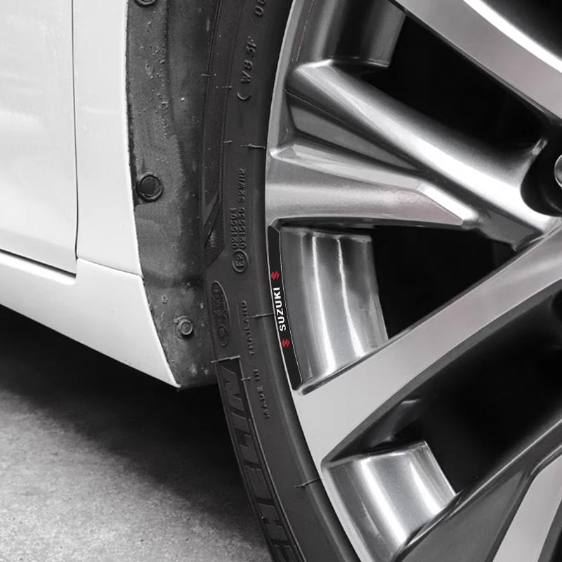 4Pcs Aluminum Car Wheel Hub Badge Sticker For Suzuki Grand Jimny Vitara Sx4 Swift Alto Emblem Tire Rim Decor Decal Accessories