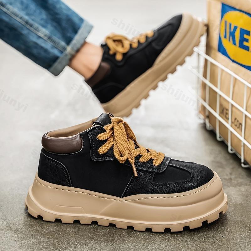 Fashion Men Casual Skateboard Shoes Outdoor Mens Sneakers Fashion Running Designer Luxury Sports Platform Tennis Leather Work Loafers