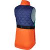 Nike Sports Training Color Block Knit Stand Collar Cotton Vest Women Vests Orange BV3870-364