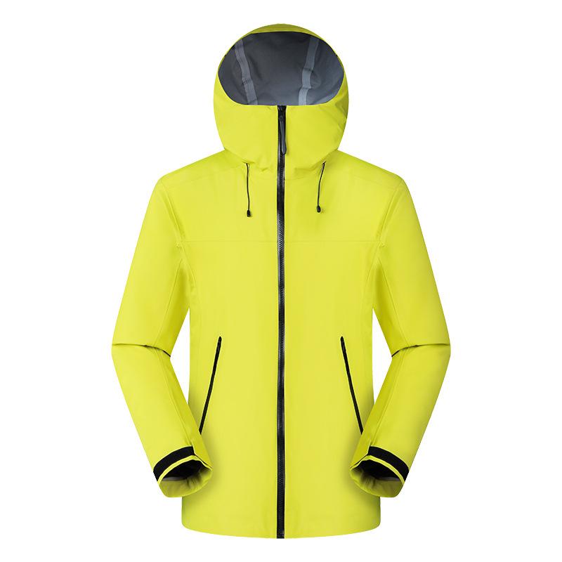 Outdoor Windproof Waterproof Color Block Hiking Jacket 2025: Breathable, Thin, Couple Style, Stormproof Shell.