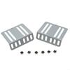 Car Radio Mounting Accessory Replacement Silver 2 Din