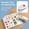 Handheld Stamp Cutter Large Paper Crafting Tool DIY Tools Stamp Hole Puncher  Card Making