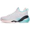 KT7 Basketball Shoes Men's Low Top Apricot Blossom Pink/Light Blue 112221102-4