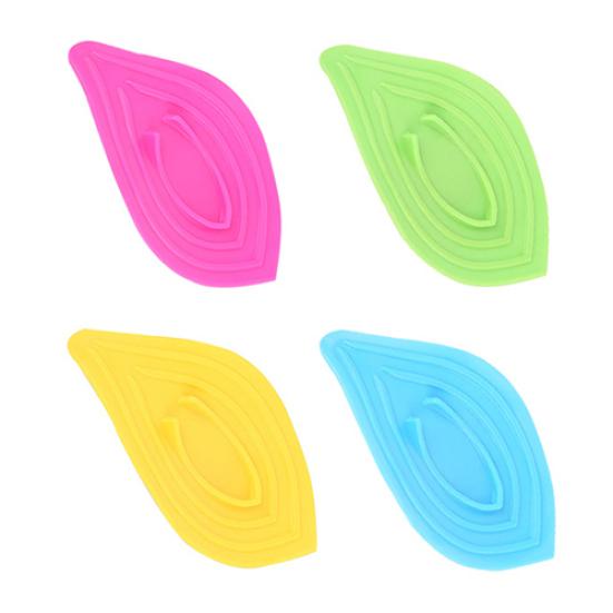 Protiskluzový držák na mýdlo ve tvaru listu Jednoduchý dřez Houba Odkapávací miska na mýdlo