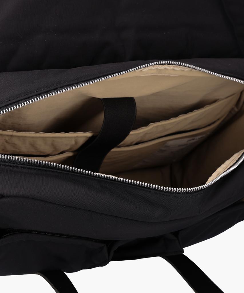 Thetung [Japanese Material_Ieum] Premium Leather Trim Business Tote Bag [Black]