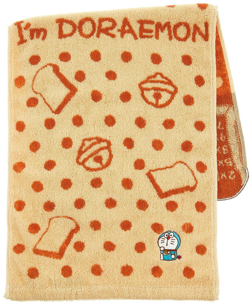 Marushin Face 34 X Flying 2805012900 "I'm Doraemon" Towel, 80cm, Ankipan, 100% Cotton,