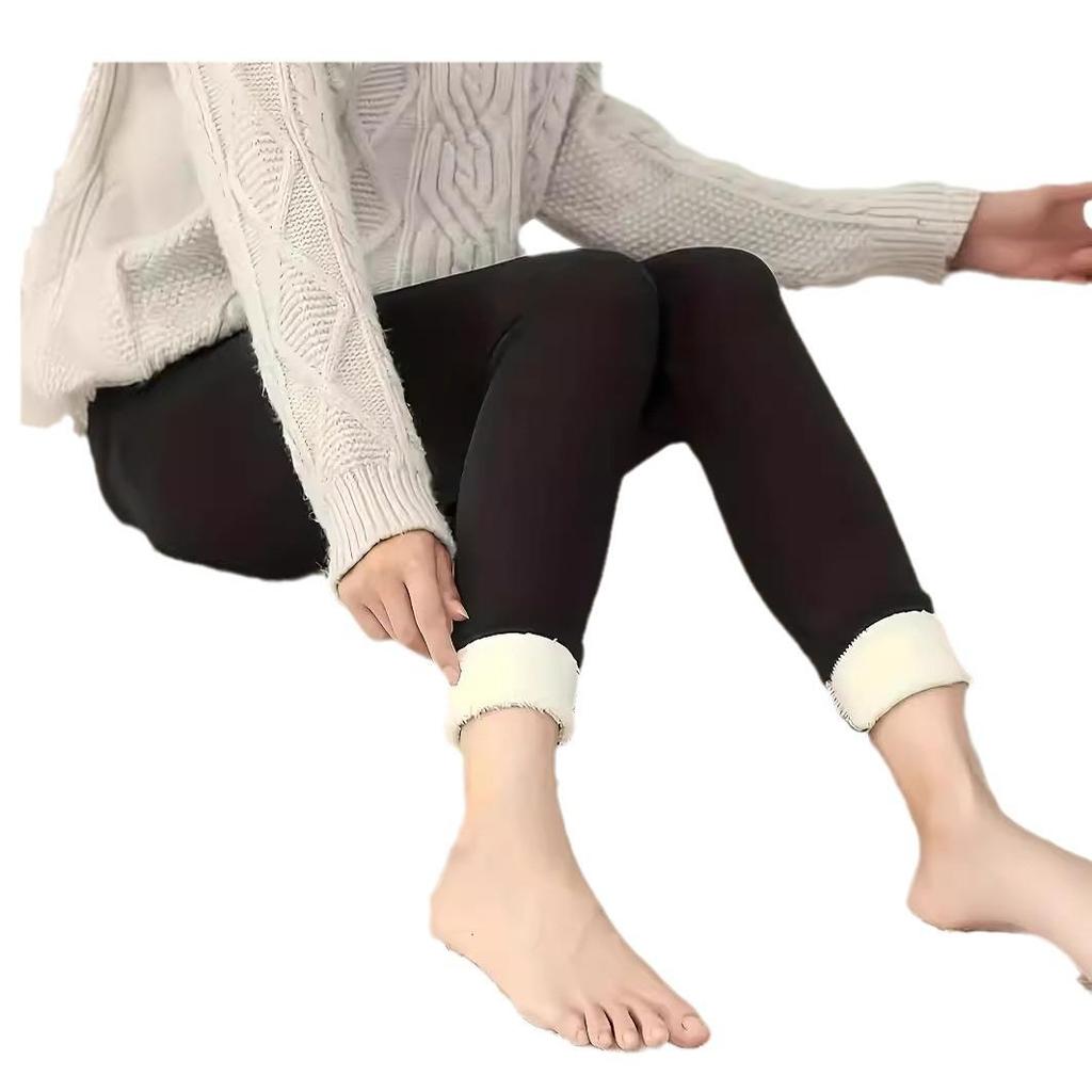 Winter Leggings Women High Waist Thick Velvet Keep Warm Legings Solid All-Match Sexy Leging Push Up High Elastic Jeggings Female