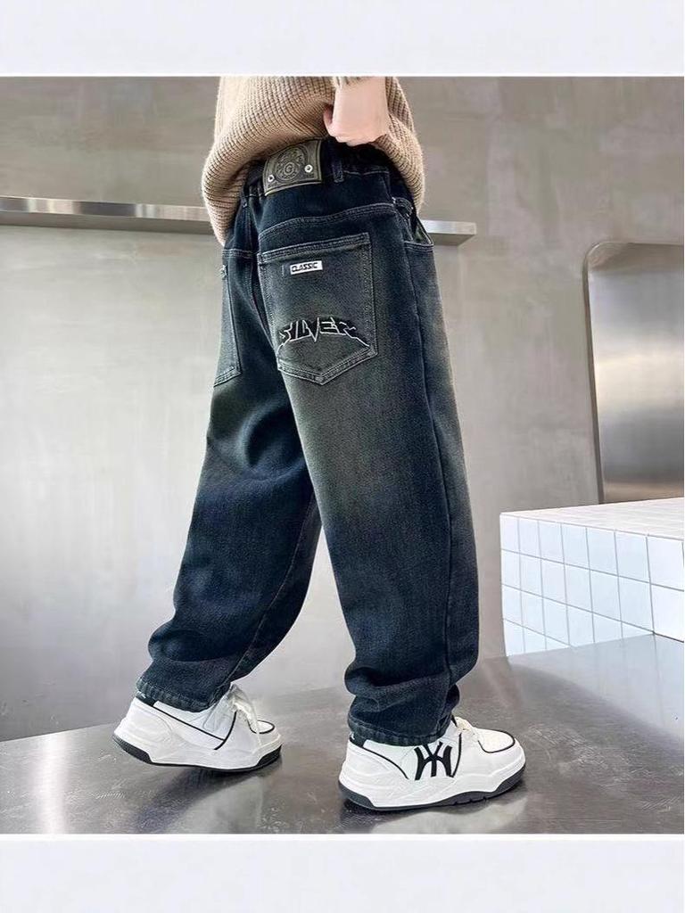 Boys' Trendy Denim Pants for Spring and Autumn - Street Style