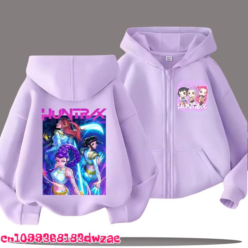 Modischer Anime Grafik Reißverschluss Hoodie Kinder Kapuzenpullover Jungen Mädchen Frühling Herbst Lässige Streetwear Jacke Kinderkleidung