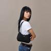 Calvin Klein Commuter Letter Zipper Fabric Shoulder Bag Medium Women Bags Space-Black 4K0009G-UB1