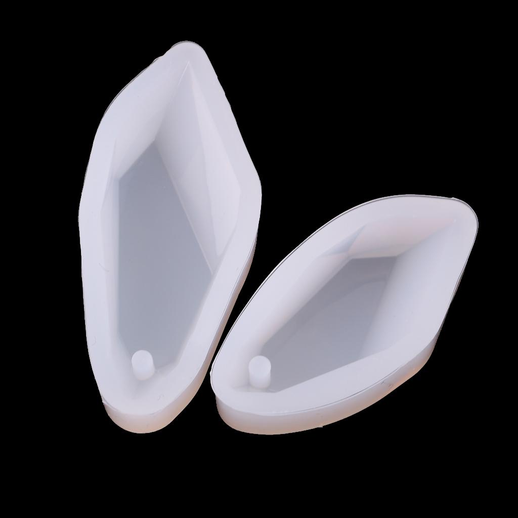 

2шт Cabochon Силиконовая подвесная форма для эпоксидной смолы Ювелирные изделия Изготовление DIY Инструмент