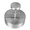 5.5in Stainless Steel Hamburger Patty Maker Adjustable Thickness 0.2‑0.89 Pounds Dishwasher Safe Adjustable Burger