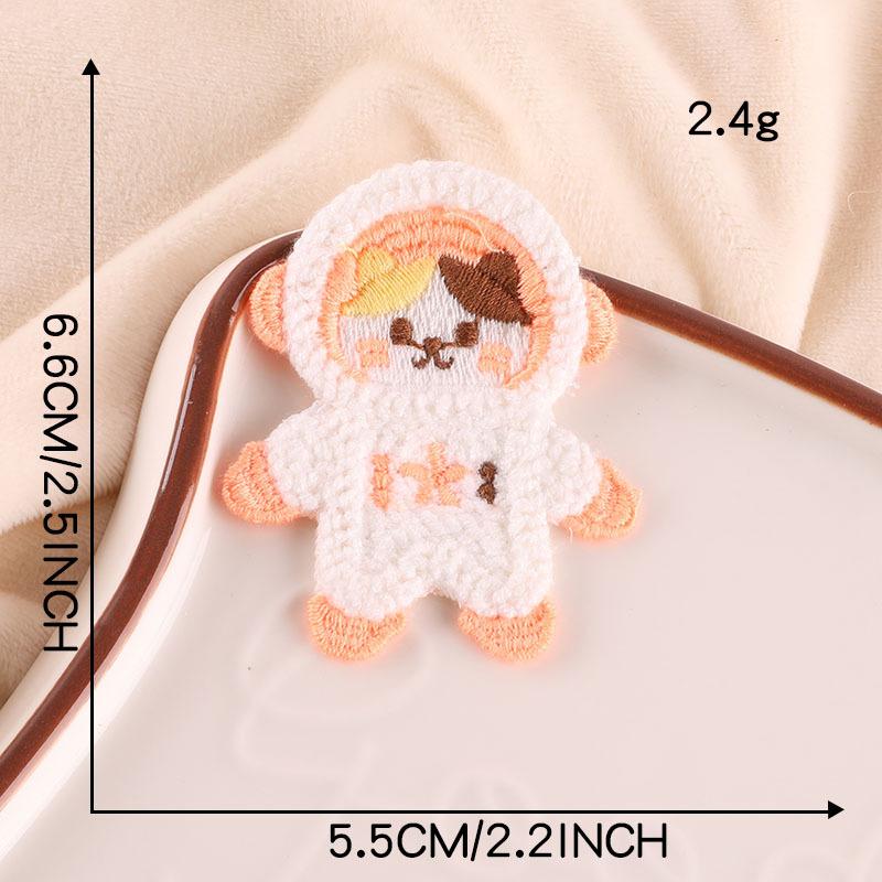 Embroidery Label Cute Astronaut Embroidery Sticker Diy Hand Account Accessories Accessories Patch Sticker Brooch Hair Accessories Cloth Sticker