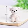 1pc Kawaii Bear Figurines Small Statue Fairy Garden Miniatures Ornament Dollhouse Home Decoration Accessories Decoration Jardin