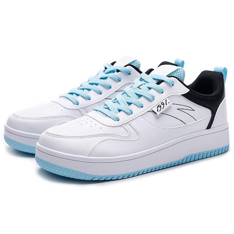 New Anta Life Collection Durable Breathable Low Top Skateboard Shoes White Black 912138012-1