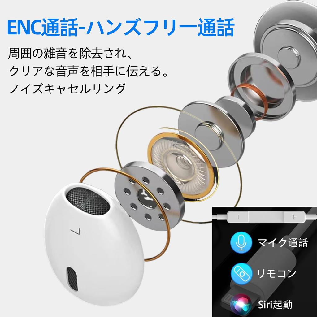 Genuine Earphones New Edition Compatible with iPhone Wired Headset with HIFI Sound Volume No Deep Audio with Noise Clear Remote Ergonomic Comfortable