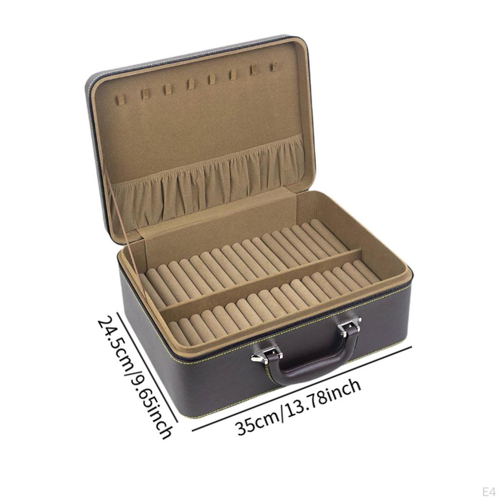 Pudełko na bransoletki, organizer, etui ekspozycyjne, pudełko na bransoletki ze skóry PU, uchwyt do przechowywania rękodzieła artystycznego