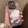 Gold Lotus Flower Electroplate Silver IMD Phone Case For  Mi 14 13 12 13T 14T Pro 11 Lite NE Poco F6 X5 X6 M6 Pro 4G Cover