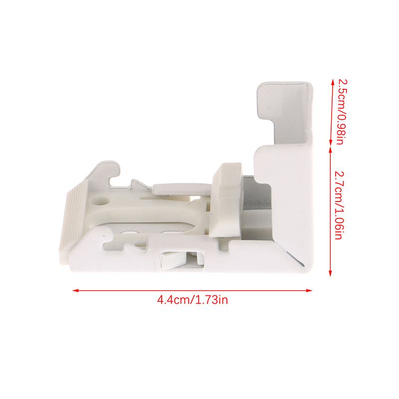 4 Stück 22 mm Decken- und Wandhalterungen für Raffrollos Oberschiene Belastend Montage Jalousiezubehör