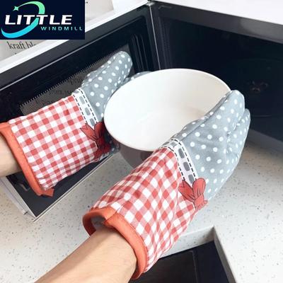 Maniques Coton Mode Cuisine Manique Cuisson Micro-ondes Pâtisserie Barbecue Four Maniques Gants Maniques Gant de Cuisson