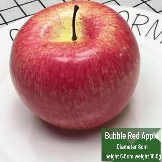 Simulated Fruit Model: Fake Apple for Early Childhood Education and Photography Props