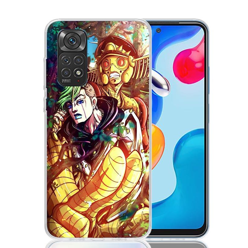 

JoJo s Bizarre Adventure Cool Phone Case For Xiaomi Redmi Note 15 14 13 12S 12 Pro Plus 11S 11E 11 11T 10S 10 Art Soft Pattern C Note 14 Pro Plus