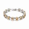 Qingxing, Zircon Bracelet Jewelry Bracelet Inlaid With Aaa Zircon Crystal Shiny Jewelry Direct Sales