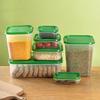 17Pcs/Set Freshness Preservation Box Set Plastic Lunch Box Kitchen Refrigerator Ingredient Packaging Microwave Lunch Box