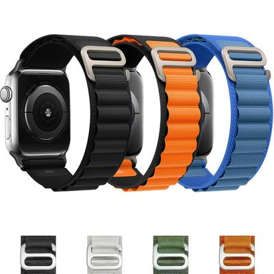 Cinturino Alpine Loop per Apple Watch Series Ultra 7 6 3 Se 8 5 4 3 2 Cinturino per iWatch 45mm 49mm 41mm 44mm 40mm Cinturino in nylon Bracciale