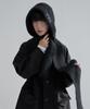 Ladeuedisyeon Lad Wool Knit Hooded Muffler_Black