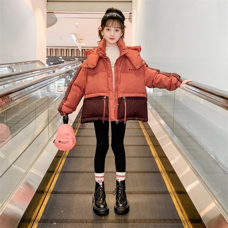 Mädchen Winter 2023 Daunen-Baumwolljacke - Verdickte Brotjacke